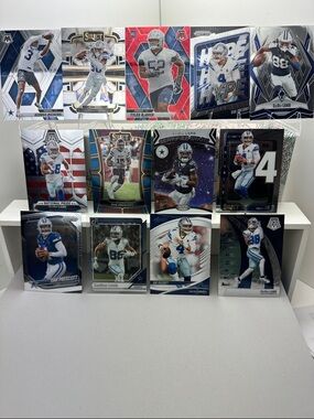 Dak Prescott/CeeDee Lamb w/ Tyler Booker Rookie/Pickens Cowboys 13 card lot